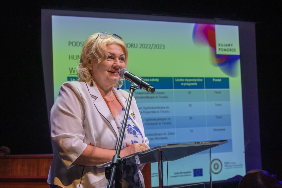 Spotkanie ze stypendystami, fot. Mikołaj Kuras dla UMWKP