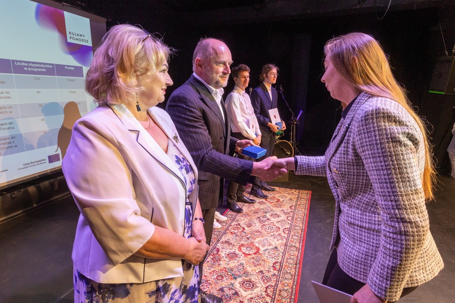 Spotkanie ze stypendystami, fot. Mikołaj Kuras dla UMWKP