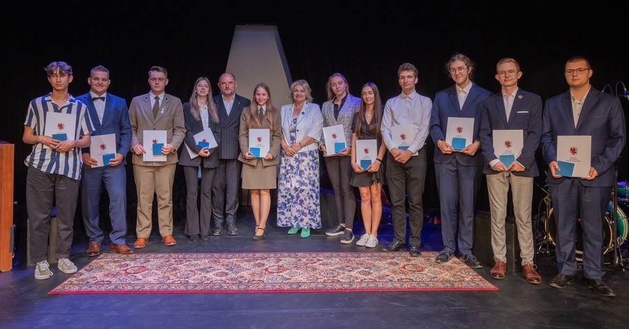 Spotkanie ze stypendystami, fot. Mikołaj Kuras dla UMWKP