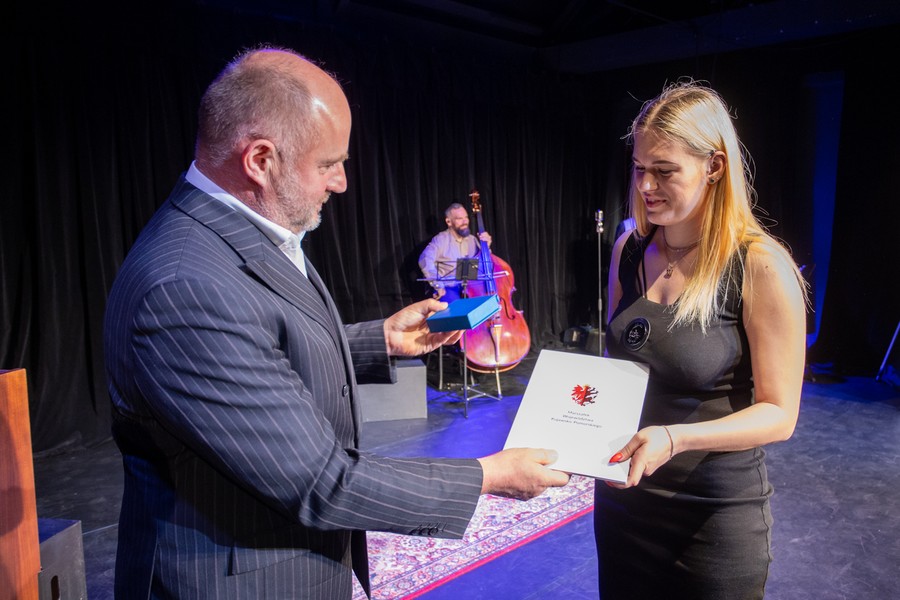 Spotkanie ze stypendystami, fot. Mikołaj Kuras dla UMWKP