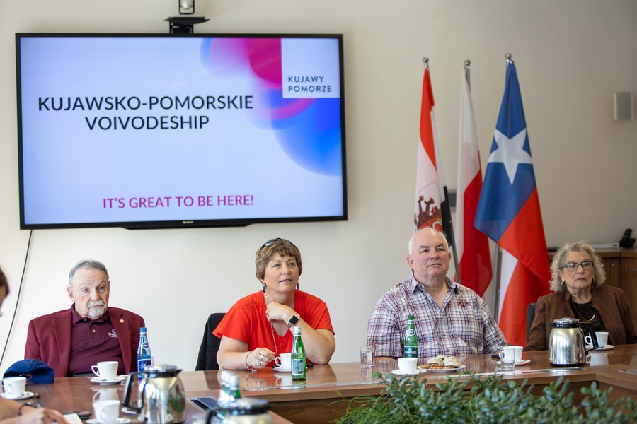 Wizyta delegacji z Teksasu w Toruniu, fot. Mikołaj Kuras dla UMWKP