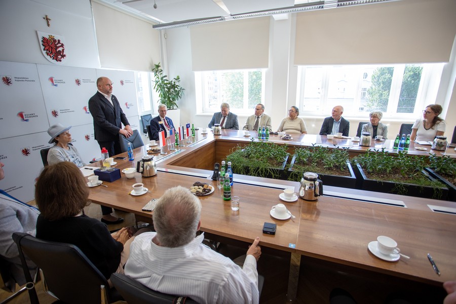 Wizyta delegacji z Teksasu w Toruniu, fot. Mikołaj Kuras dla UMWKP