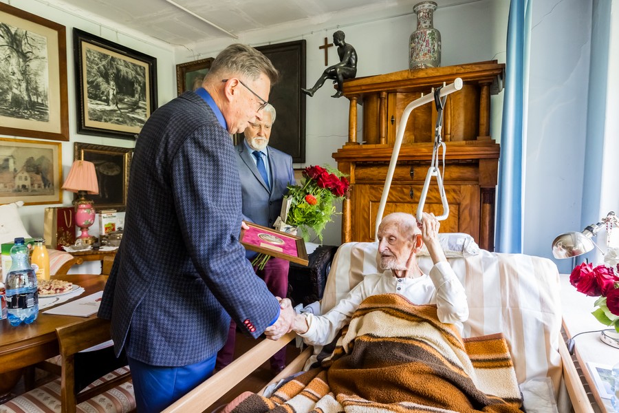 Jan Tadeusz Tylżanowski odznaczony Medalem Marszałka, fot. Tomasz Czachorowski/eventphoto.com.pl dla UMWKP