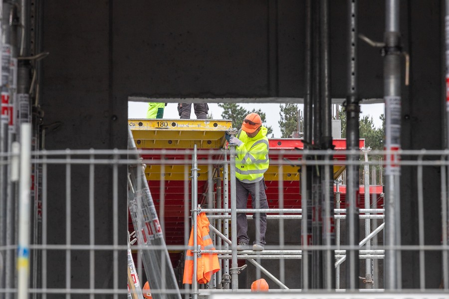 Rozbudowa Wojewódzkiego Szpitala Specjalistycznego im. Popiełuszki we Włocławku, fot. Mikołaj Kuras dla UMWKP