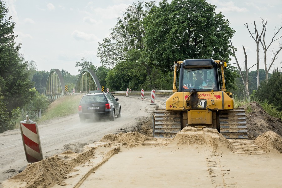 Modernizacja drogi wojewódzkiej nr 254 na trasie Brzoza-Łabiszyn, fot. Tomasz Czachorowski/eventphoto.com.pl dla UMWKP
