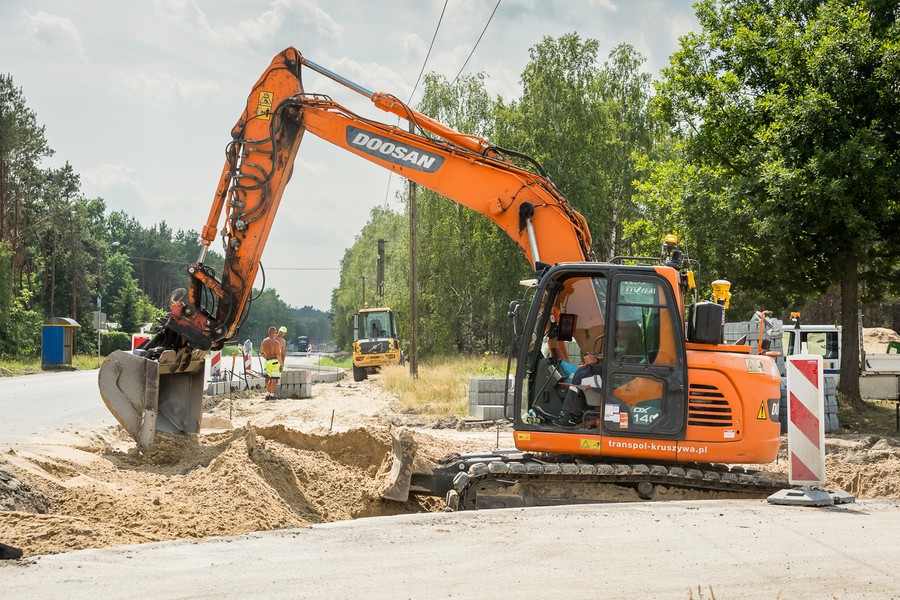 Modernizacja drogi wojewódzkiej nr 254 na trasie Brzoza-Łabiszyn, fot. Tomasz Czachorowski/eventphoto.com.pl dla UMWKP