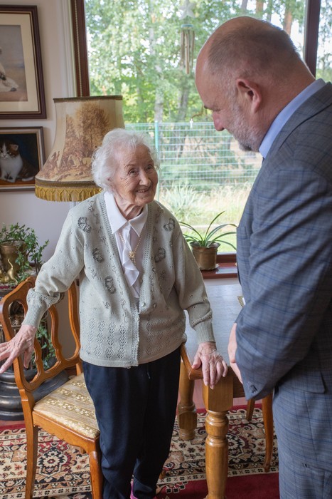 Wanda Helena Hadrysiak otrzymała marszałkowski złoty medal Unitas Durat Palatinatus Cuiaviano-Pomeraniensis, fot. Mikołaj Kuras dla UMWKP