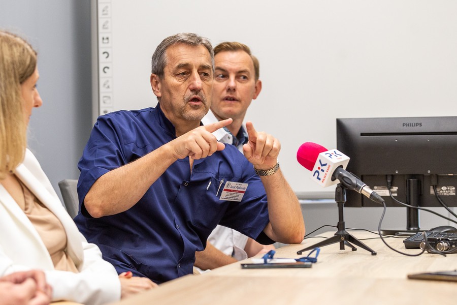 Konferencja prasowa w WSZ, fot. Szymon Zdziebło/tarantoga.pl dla UMWKP