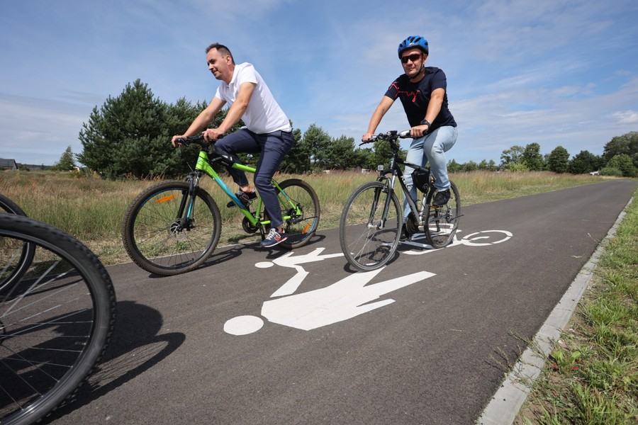 Otwarcie ścieżki rowerowej Biały Bór-Wałdowo Szlacheckie, fot. Mikołaj Kuras dla UMWKP
