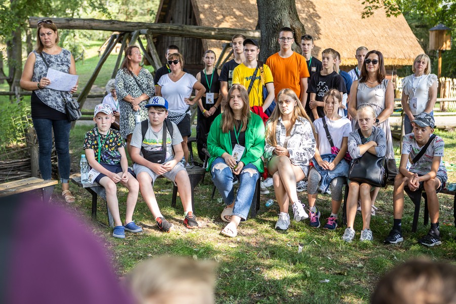 Spotkania z wypoczywającą w Kujawsko-Pomorskie młodzieżą z Ukrainy, fot. Szymon Zdziebło/tarantoga.pl dla UMWKP