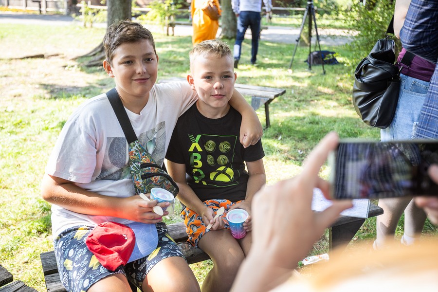 Spotkania z wypoczywającą w Kujawsko-Pomorskie młodzieżą z Ukrainy, fot. Szymon Zdziebło/tarantoga.pl dla UMWKP