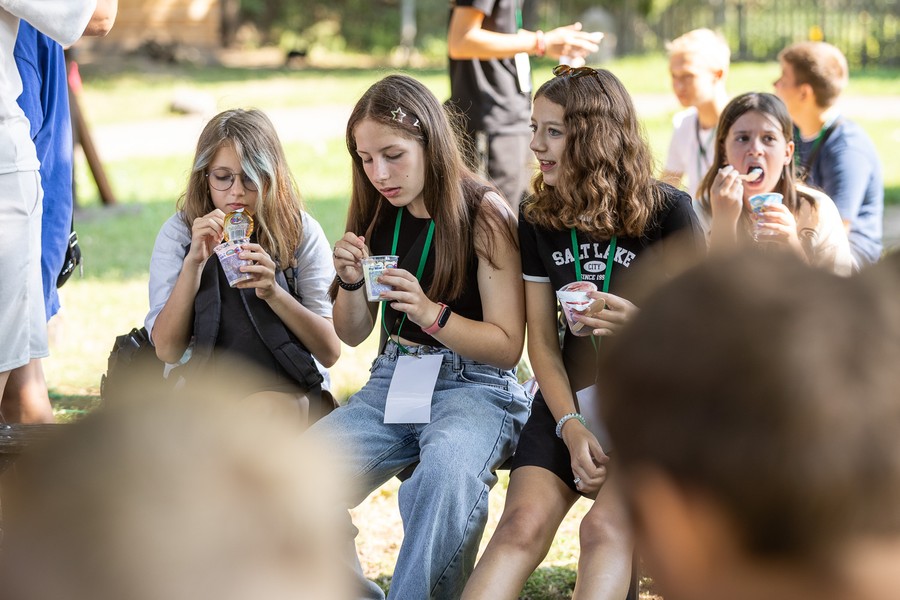 Spotkania z wypoczywającą w Kujawsko-Pomorskie młodzieżą z Ukrainy, fot. Szymon Zdziebło/tarantoga.pl dla UMWKP
