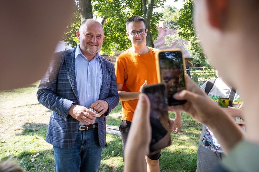 Spotkania z wypoczywającą w Kujawsko-Pomorskie młodzieżą z Ukrainy, fot. Szymon Zdziebło/tarantoga.pl dla UMWKP