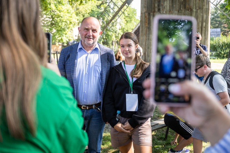 Spotkania z wypoczywającą w Kujawsko-Pomorskie młodzieżą z Ukrainy, fot. Szymon Zdziebło/tarantoga.pl dla UMWKP