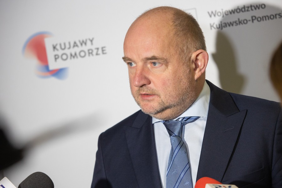 Instrumenty finansowe dla Kujaw i Pomorza, ceremonia podpisania umowy, fot. Mikołaj Kuras dla UMWKP