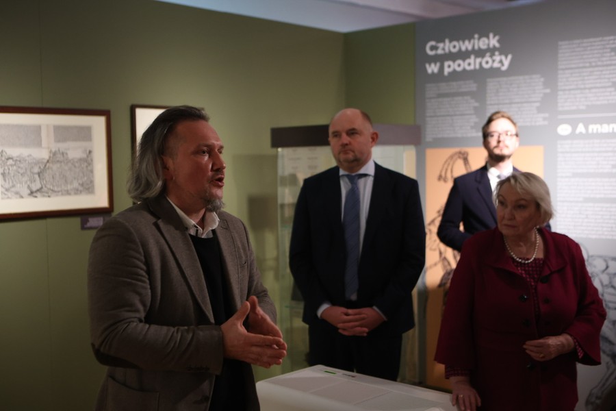 Spotkanie marszałka Piotra Całbeckiego z profesor Hanną Suchocką, 30 października 2023, fot. Mikołaj Kuras dla UMWKP