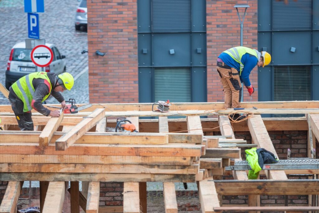 Odbudowa domu Grossówny zakończy się w pierwszym kwartale 2024 roku fot. Mikołaj Kuras dla UMWKP