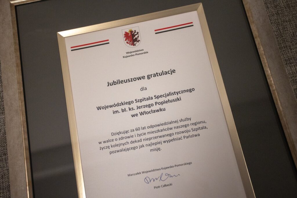 Obchody 60-lecia Szpitala Popiełuszki we Włocławku, fot. Mikołaj Kuras dla UMWKP