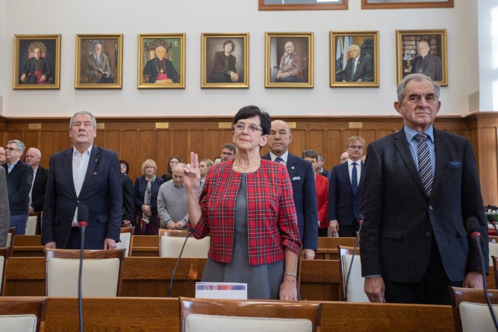 Sesja sejmiku województwa, 27 listopada 2023, fot. Mikołaj Kuras dla UMWKP