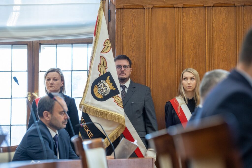 Sesja sejmiku województwa, 27 listopada 2023, fot. Mikołaj Kuras dla UMWKP