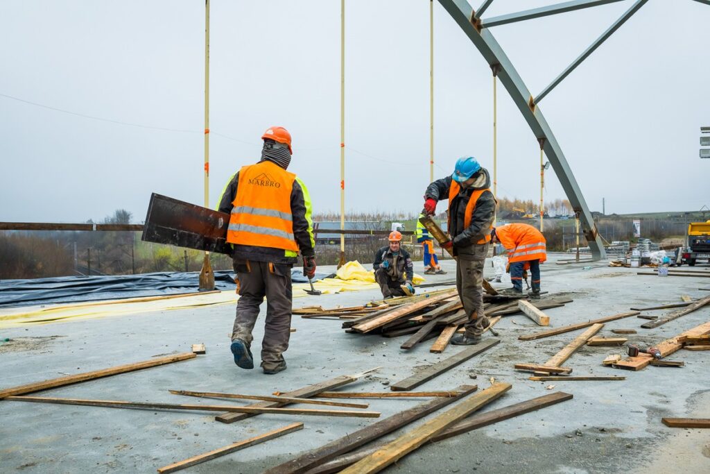 Budowa wiaduktu w Terespolu Pomorskim, fot. Tomasz Czachorowski/eventphoto.com.pl dla UMWKP