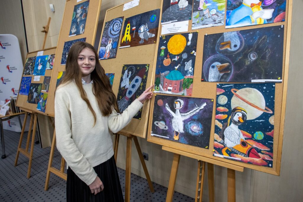 Wręczenie nagród w konkursach gęsinowych. Fot. Mikołaj Kuras dla UMWKP