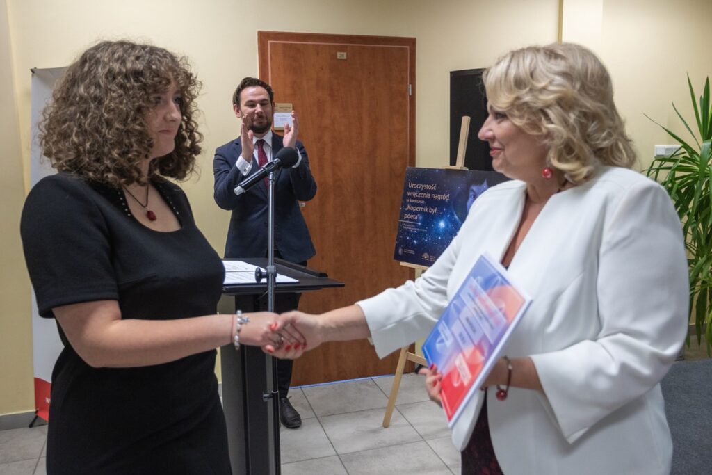 „Kopernik był poetą”, ceremonia wręczenia nagród, fot. Mikołaj Kuras dla UMWKP