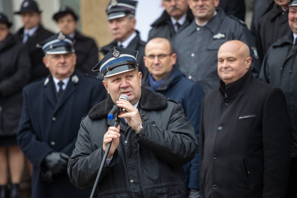 Przekazanie wozów strażackich i motopomp jednostkom OSP, fot. Mikołaj Kuras dla UMWKP
