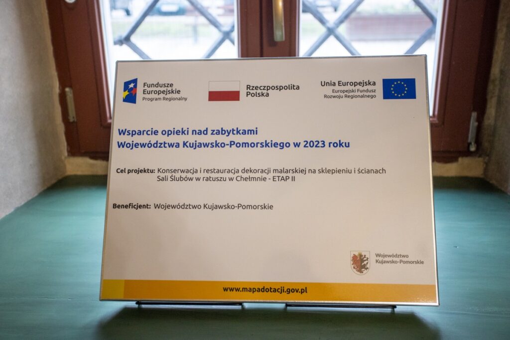 Otwarcie sali ślubów w chełmińskim ratuszu, fot. Mikołaj Kuras dla UMWKP