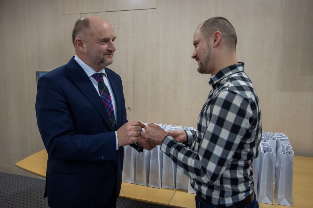 Spotkanie wigilijne z dziennikarzami, fot. Mikołaj Kuras dla UMWKP