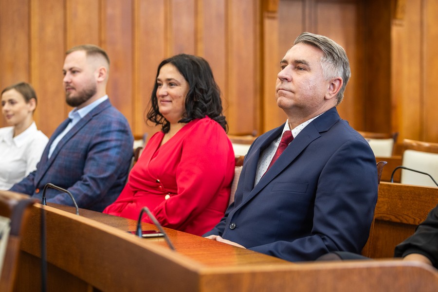 Wręczenie nagród w konkursie Najlepszy terapeuta zajęciowy, fot. Szymon Zdziebło/tarantoga.pl dla UMWKP