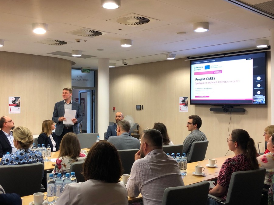 Spotkanie Lokalnej Grupy Interesariuszy projektu CARES (Interreg Europa), fot. Małgorzata Kruk-Szarszewska
