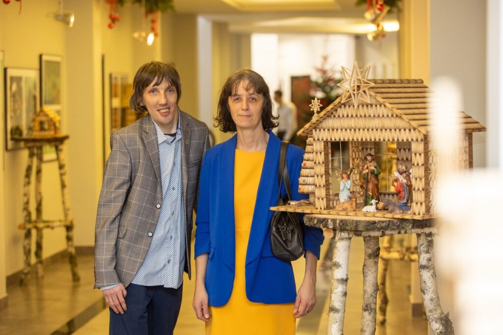 Przemysław Kozłowski z żoną fot. Mikołaj Kuras dla UMWKP