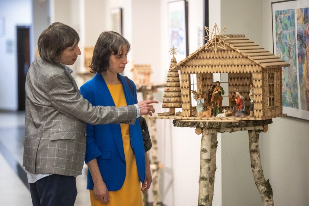 Przemysław Kozłowski z żoną fot. Mikołaj Kuras dla UMWKP