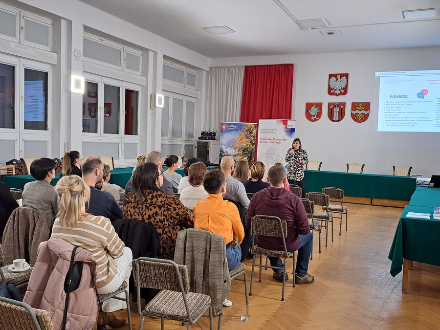 Spotkanie psychoedukacyjne w ramach kampanii Kujawsko-Pomorskie działa z GŁOWĄ!