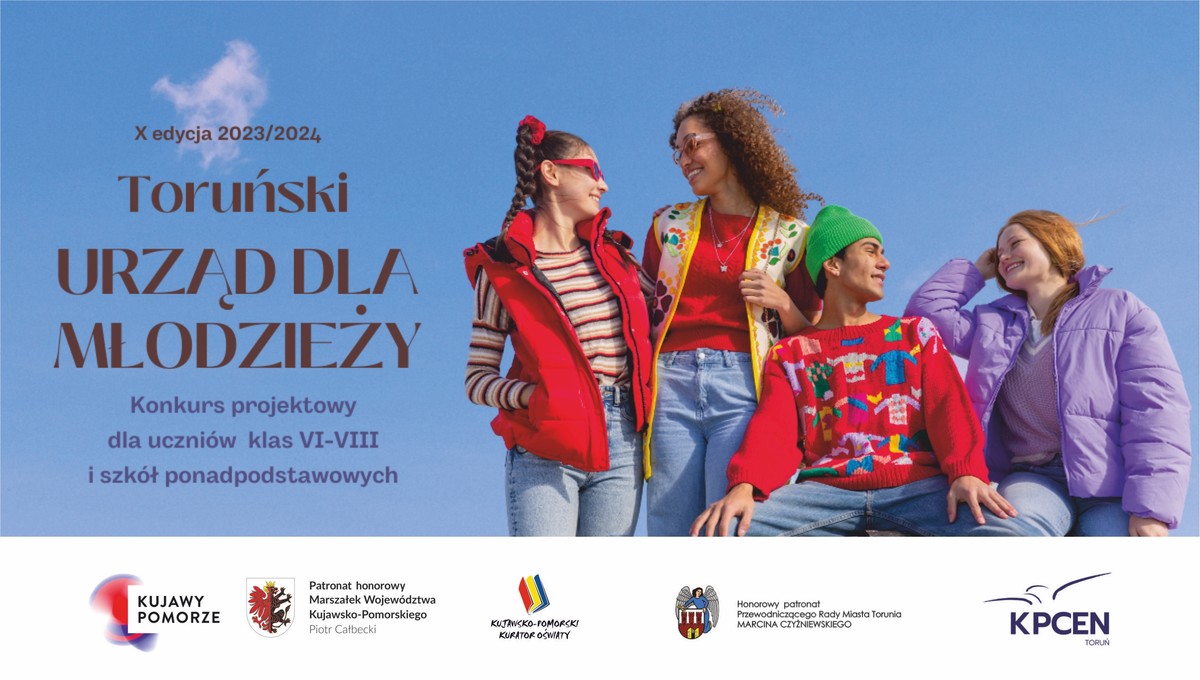 Baner - Toruński Urząd dla Młodzieży - konkurs na projekt edukacyjny