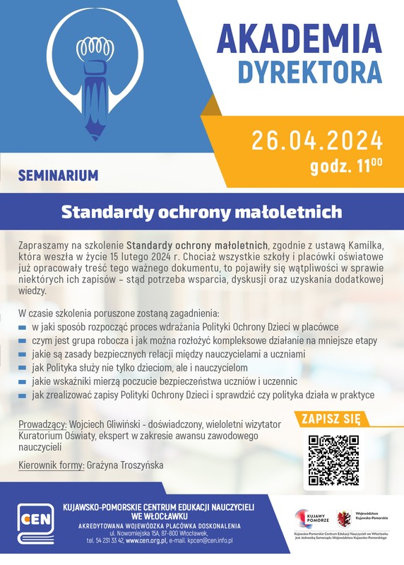 Plakat - Akademia dyrektora