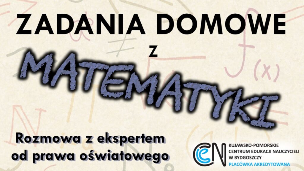 Zadania domowe z matematyki - plansza