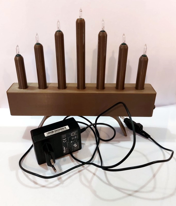 Świecznik adwentowy, fot. Piotr Szczepańczyk