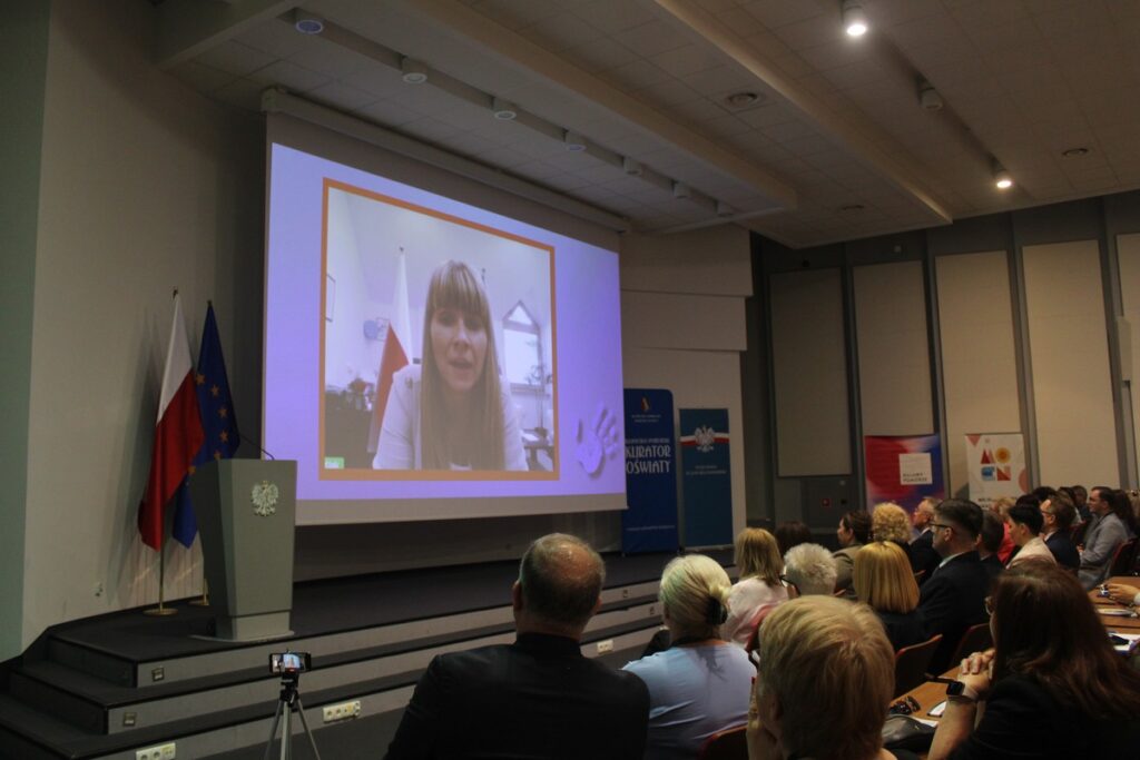 Rzecznik Praw Dziecka, wystąpienie online, fot. Wiktoria Szplitt