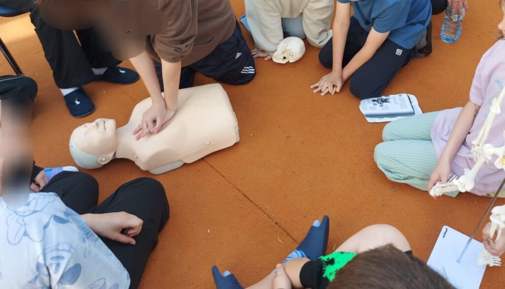 Ćwiczenia praktyczne RKO - zdj. Anna Osowska