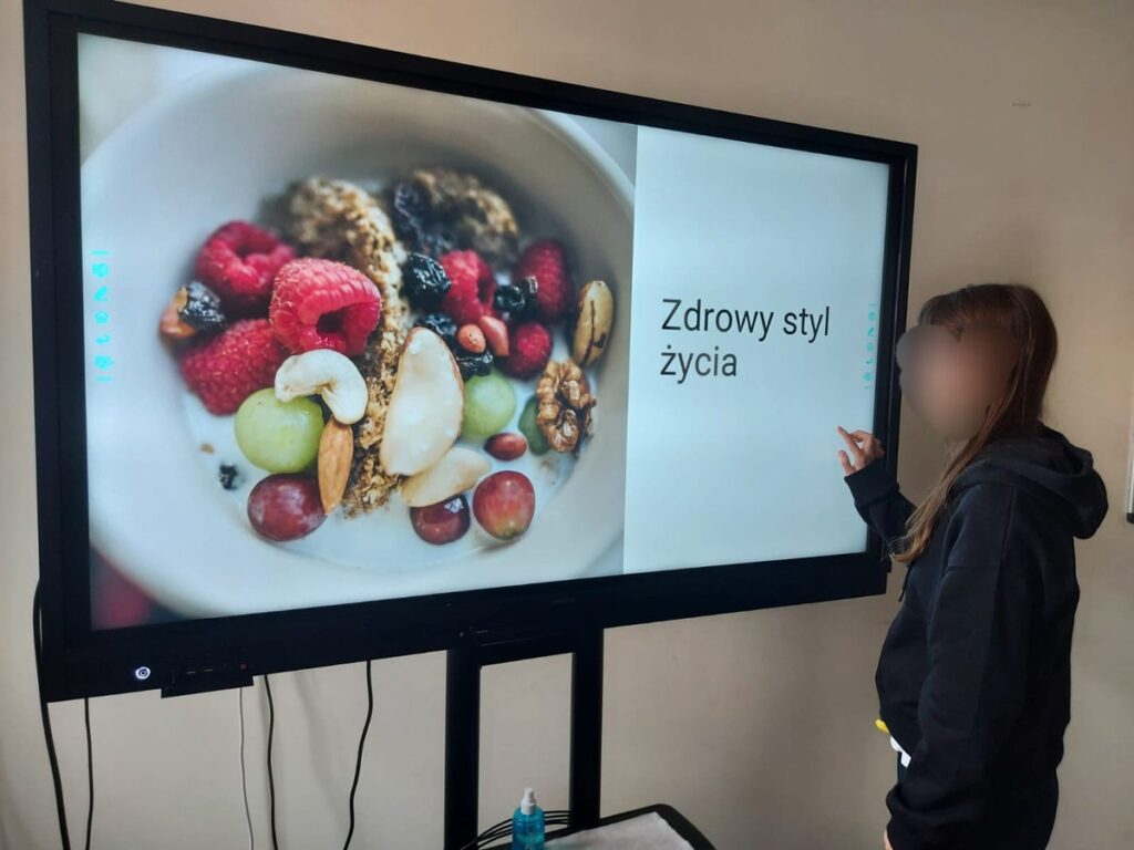 Prezentacja multimedialna dotycząca zdrowego stylu życia - zdj.AnnaOsowska
