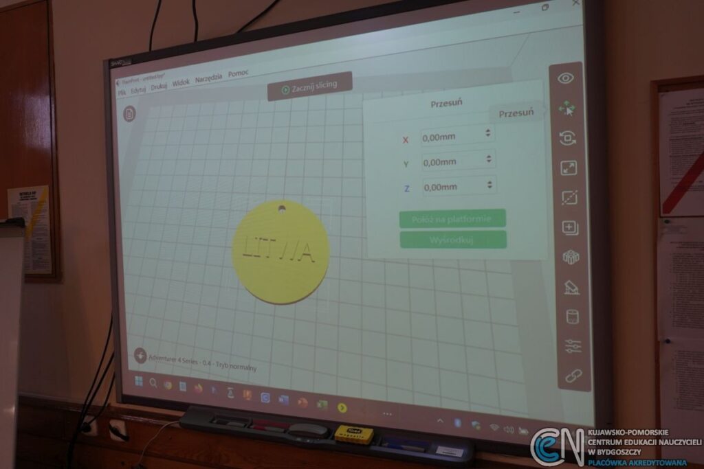 Efekt modelowania 3D