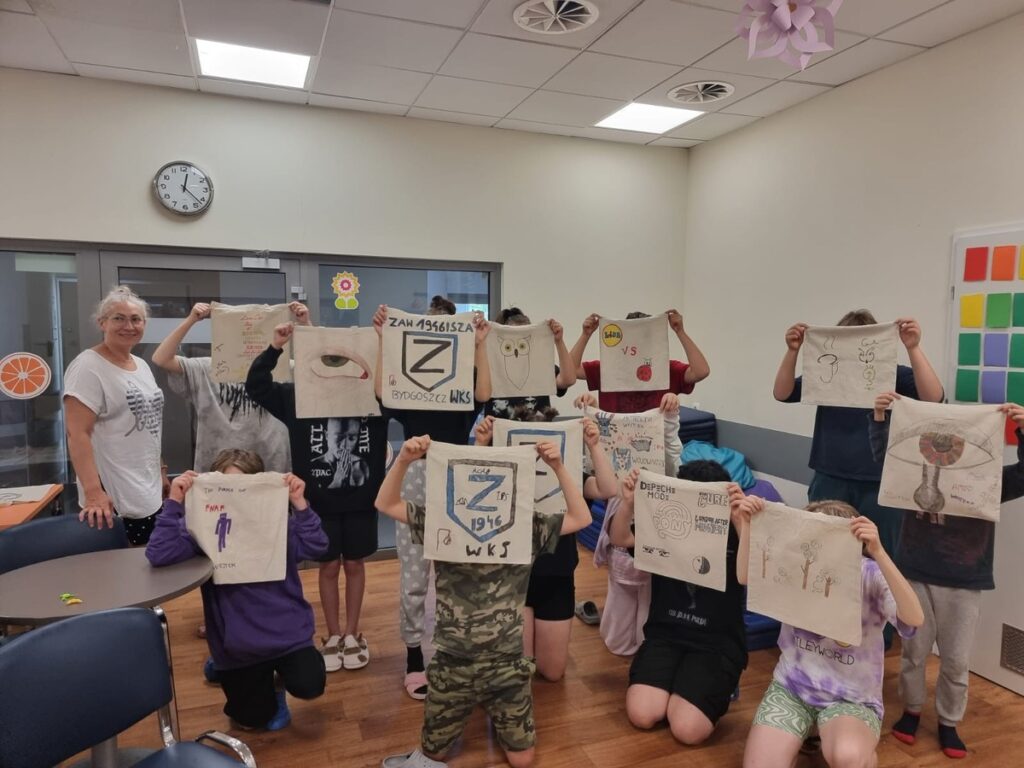 Ozdabianie toreb, fot. A. Korecka-Gruszka