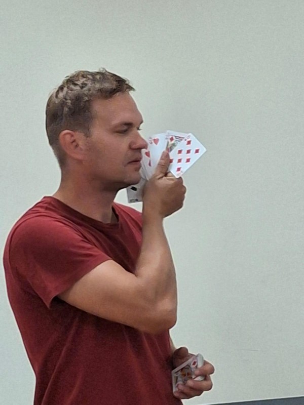Iluzjonista J. Walkowiak, fot. S. Kamieńska