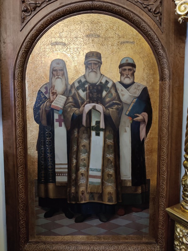 Ikona śś. Cyryla i Metodego z cerkwi p.w. św. Mikołaja we Włocławku - zdj. własne Parafii