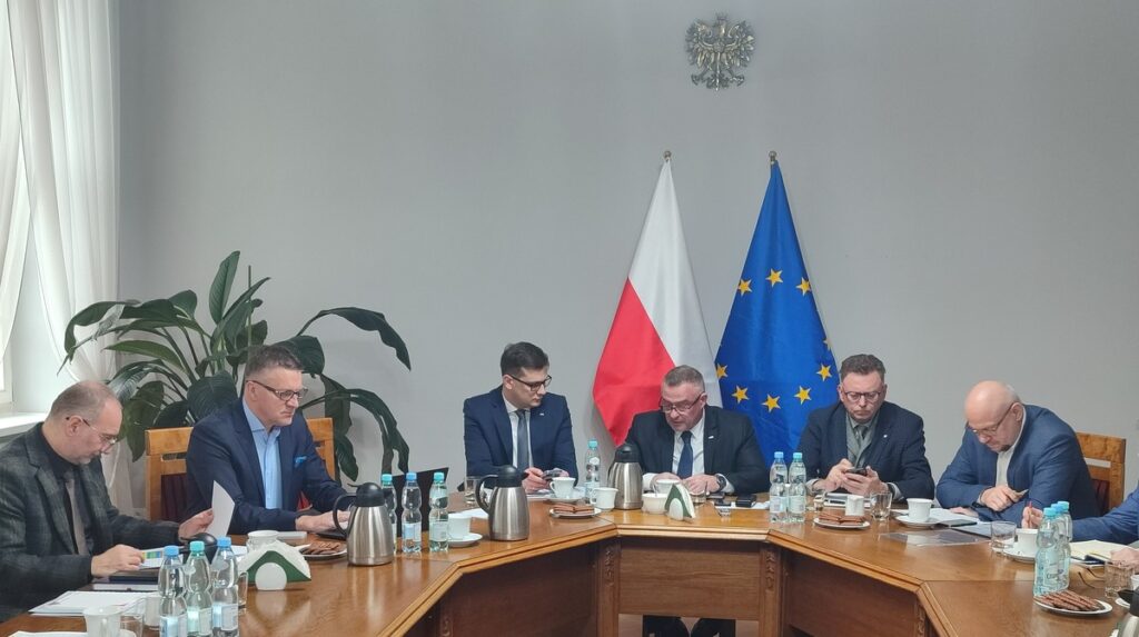 Członkowie Prezydium K-P WRDS i zaproszeni goście podczas posiedzenia w dniu 31 stycznia 2024 r. fot. p. J. Łączny