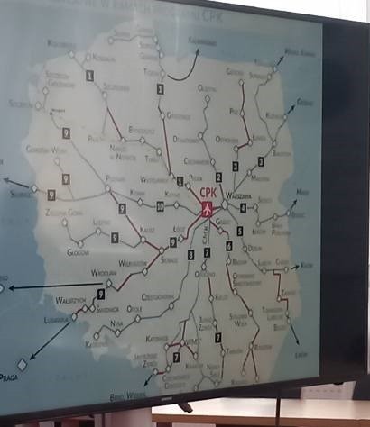 Przebieg nowej szprychy przez Województwo Kujawsko-Pomorskie