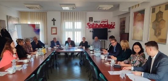 Uczestnicy posiedzenia Prezydium K-P WRDS w dniu 14.03.2024 r., fot. Jarosław Łączny