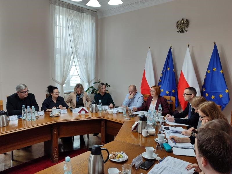 Posiedzenie Zespołu ds edukacji klutury i dziedzictwa narodowego w dniu 25.11.2024 r., fot. Jarosław Łączny